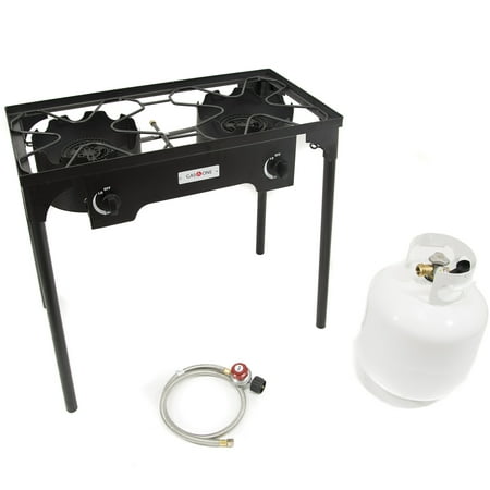 Gas One Double Burner Gas Propane Cooker Outdoor Camp Stove, BBQ