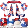 thumbnail image 5 of Ayieyill Patriotic Gnomes Home Decor Plush Red White Blue Polyester Decoration, Set of 2, 14.5inches, 5 of 7