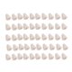 thumbnail image 2 of DIY Cone Beads 100Pcs Handmade Jewelry Accessories for Kids Girls Educational Toy Beige Color Durable Decorative Supplies, 2 of 4