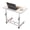 White, variant on Mobile Standing Desk with Adjustable Height, 31.5" x 15.7" Large Desktop Rolling Computer Table with Wheels, Portable Laptop Cart for Small Space, Bedside, Sofa, Home Office