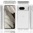 thumbnail image 5 of for Google Pixel 8 Gradient Clear Hybrid Case, [Not Yellowing] [Military-Grade Drop Protection][Built in Screen Protector][Hard PC & Soft Silicone Bumper] 360° Full Body Rugged Cover,Black, 5 of 5