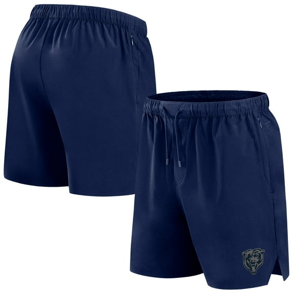 Men's Fanatics Navy Chicago Bears Front Office Micro Tonal Shorts