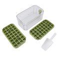 thumbnail image 2 of Gran Capacidad 64 Cuadrículas Bandeja De Hielo De Doble Capa, Molde De Fabricante De Hielo De Liberación Fácil Con Tapa Bin Scoop Para Café De Cóctel, 2 of 7