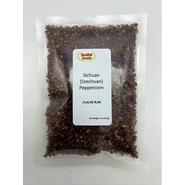 Zestful Foods 4oz, Natural Sichuan Peppercorn Seed, Szechuan