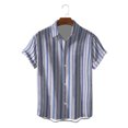 thumbnail image 3 of Nuevas camisas hawaianas de verano para hombre, camisa con estampado de girasol para hombre, ropa de calle holgada vintage de gran tamaño, top transpirable de playa tropical, 3 of 5