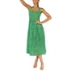 thumbnail image 2 of VISgogo - Vestido sin mangas para mujer, color sólido/estampado, busto fruncido, escote cuadrado, espalda abierta VISgogo  moda, 2 of 6