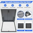 thumbnail image 7 of Reykilor 29.5*29.5in Roof Hatch, Aluminum Alloy Roof Access Hatch, Roof Security Door with Door Latch for Maintenance Roof, Emergency Access, Cellar, 7 of 7