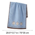thumbnail image 3 of Toallas faciales gruesas para adultos, paños de baño ultrasuaves y absorbentes, reutilizables para uso doméstico diario. Tejido altamente absorbente para secar la cara, las manos y el cuerpo., 3 of 6