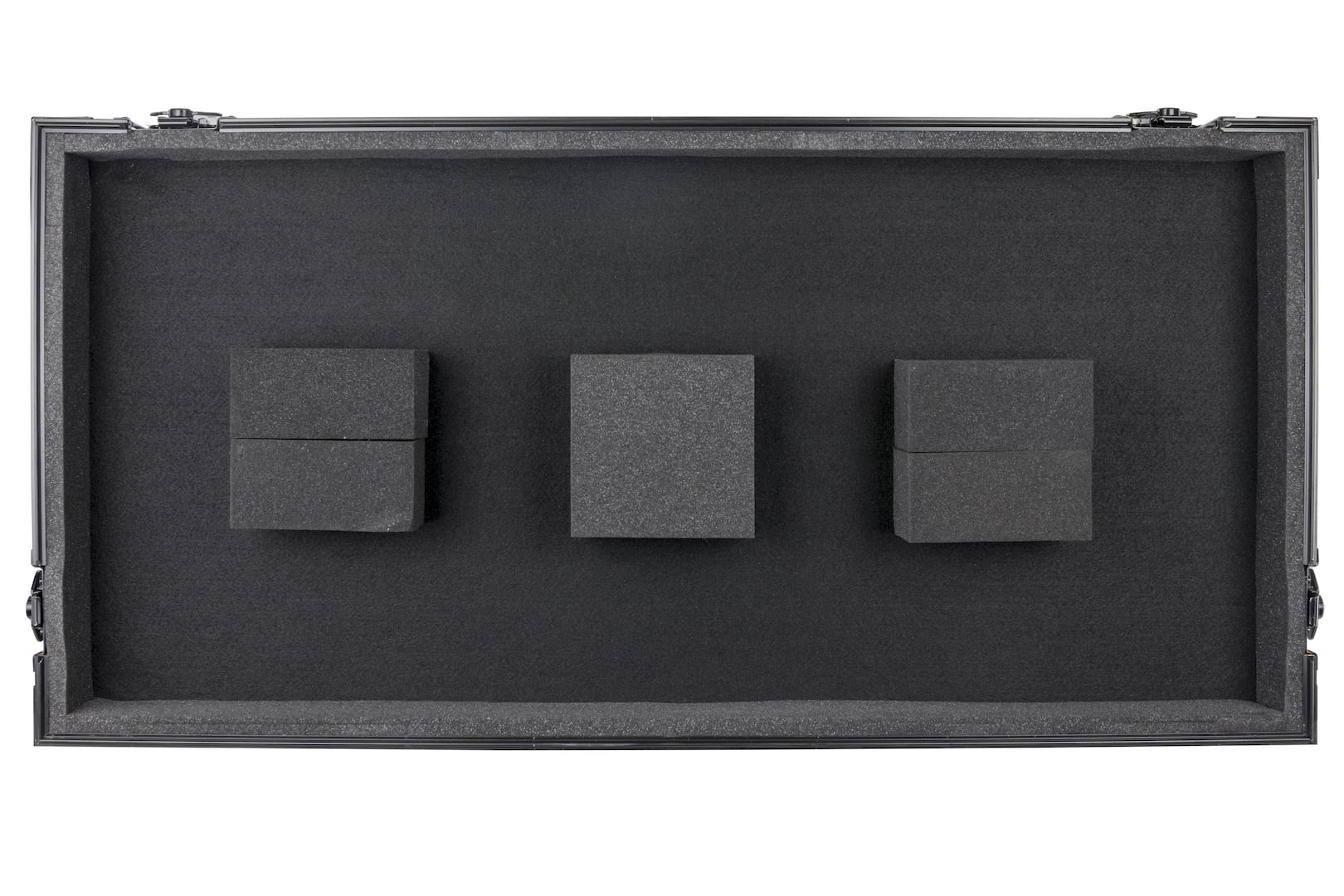 Odyssey FZ10CDJWXDBL Extra Deep 10 Format DJ Mixer and Two Large Format Media Players Coffin Flight Case - Black