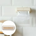 thumbnail image 1 of Solid Color Plastic Wall-mounted Garbage Bag Storage Box Container Dispenser, 1 of 10
