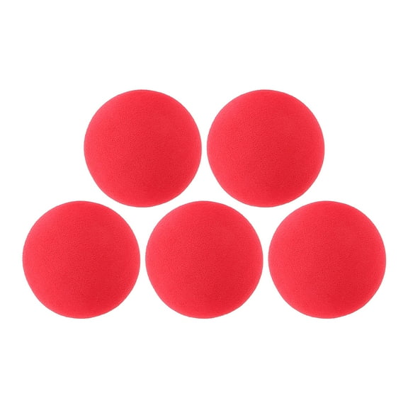 ETHZZLE 5-Pack Red EVA Softball Set for Beginners - Backyard Training, Practice, and Fun Activities