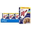 (8 pack) Kellogg's Special K Blueberry Breakfast Cereal, Good Source of Fiber, Family Size, 15.5 oz