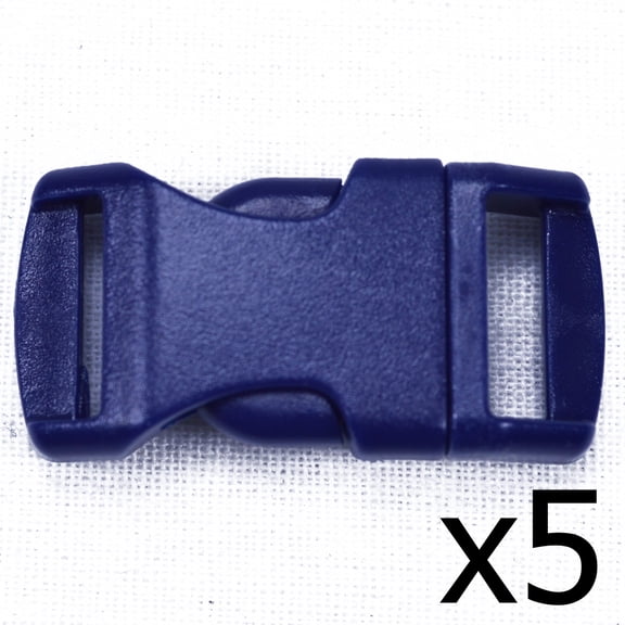 Midnight Blue 1/2 Inch Buckle - 5 pack - Great for Paracord