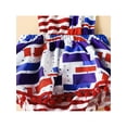 thumbnail image 5 of Baby Girl 4th of July Ruffled Romper American Flag Bodysuit Jumpsuit with Headband Independecen Day Outfit Set, 5 of 7