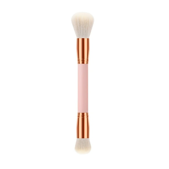 KBANNICAL Wooden Double Head Makeup Brush Brush Brush Brush End Makeup Tools Highlight Brushes for Color Highlighters Makeup Makeup Brushes Double Tape for Skin Small Flat Makeup Brush