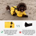 thumbnail image 4 of Chubasquero para perro Cuello alto Impermeable-rojo-M, 4 of 4
