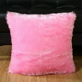 thumbnail image 6 of Joernso 43x43cm Soft Plush Solid Color Throw Pillow Case Cushion Cover Home Sofa Decor, 6 of 8