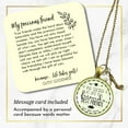thumbnail image 2 of The Secret Life Friends Gutsy Goodness Bronze Metal Necklace Female Adult Jewelry, 2 of 8
