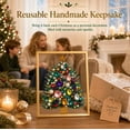 thumbnail image 6 of DIY Jeweled Christmas Tree Art Kit,Sparkling Gem and Pearl Painting Craft with Floating Display Frame,Creative Christmas Decor Kit for Adults,Handmade Holiday Gift for Craft Lovers (A3), 6 of 6