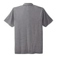 thumbnail image 6 of Yellow Rooster Mens Short Sleeve Shadow Stripe Polo Shirt Shadow Grey L, 6 of 7