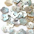 thumbnail image 3 of 100x15mm Pearl Buttons Mother of Pearl Shell Flower Button, 3 of 4