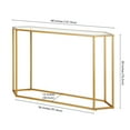 thumbnail image 5 of Evelyn&Zoe Beck 48" Wide Hexagonal Console Table, Brass, 5 of 5