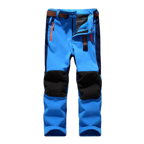 XZNGL Children Boys Girls Soft Wind Water-repellent Respiratory Warm Ski Sports Pants