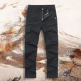thumbnail image 2 of Zszcpp Wide Leg Pants Men'S Spring Autumn Large Size With Pockets Straight Outdoor Cargo Lounge Trousers Casual Trouser, 2 of 7