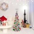 thumbnail image 4 of Fall Tree Home Decor Pop Up Tree with Lights & Timer & Modes Collapsible Tinsel Pencil Tree for Autumn Harvest Porch Thanksgiving Party Decorations Maple Leaves, 4 of 6