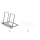 thumbnail image 4 of Advancent Estante para platos de cocina, soporte portátil para libros de cocina, soporte ligero y sencillo para música, estantes para lectura Almacenamiento y organización del hogar Negro, 4 of 6
