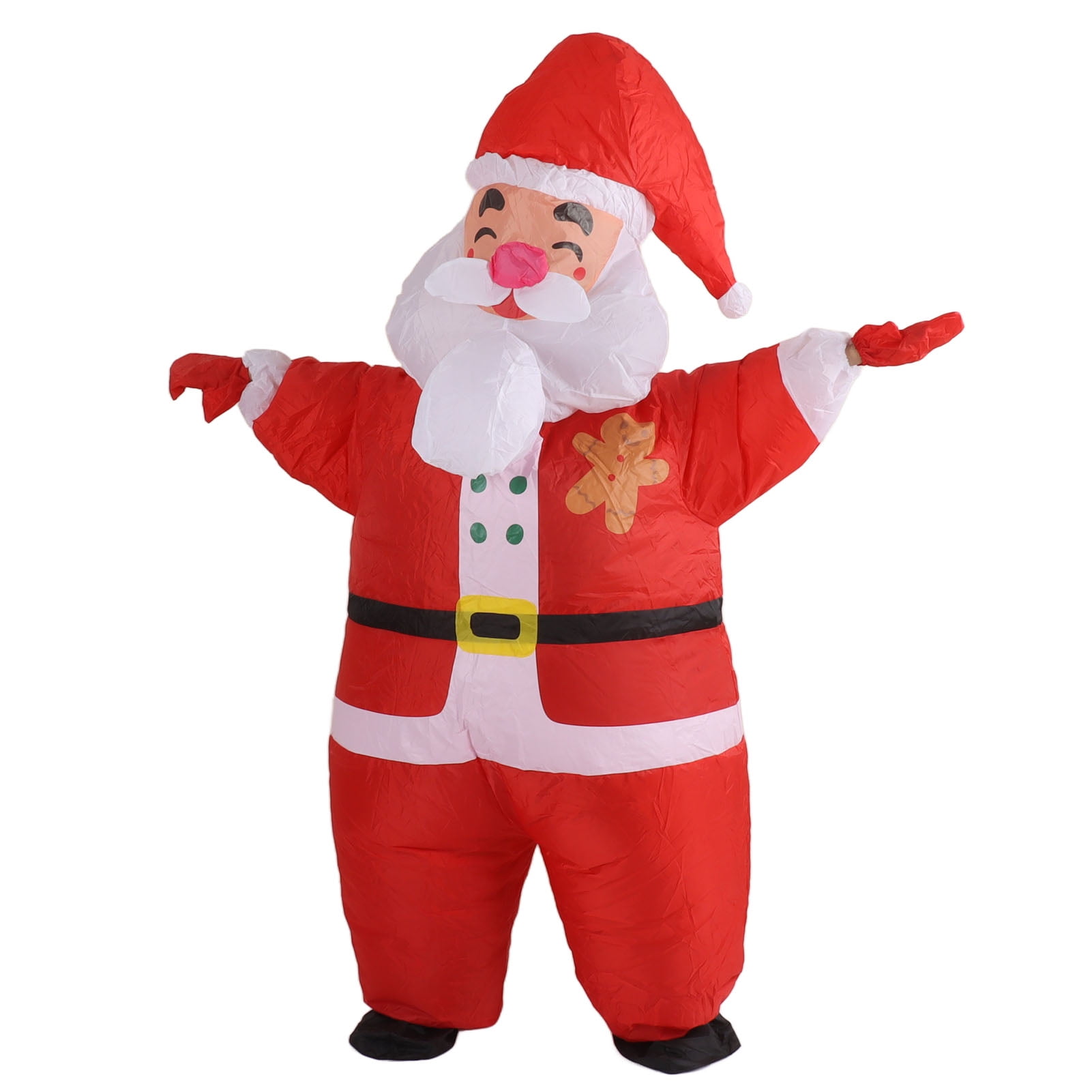 Inflatable Christmas Costume Funny Santa Claus Christmas Costumes Blow Up Christmas Party Doll Suit for Weddings Festival Party Cosplay
