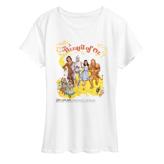 Wizard of Oz - Movie Poster - Women's Short Sleeve Graphic T-Shirt