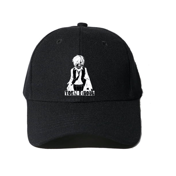 Gorra de béisbol Tokyo Ghouls negra para hombre