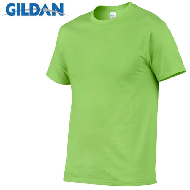 REDHOTYPE T-Shirt d'Été pour Hommes 100 % Coton Manches Courtes Col Rond Confortable Tops Unis