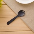 thumbnail image 4 of TAILTOSS Dessert Spoons Black Disposable Sporks for Ice Cream and Salad 100Pcs 4.5x1.3x0.2in, 4 of 10