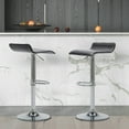 thumbnail image 2 of Adjustable Height Swivel Bar Stool Modern Black Bar ChairSet of 2, 2 of 7