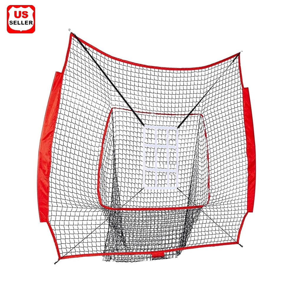 LINKPAL Replacement 7ft Baseball / Softball Pitching Hitting Net w