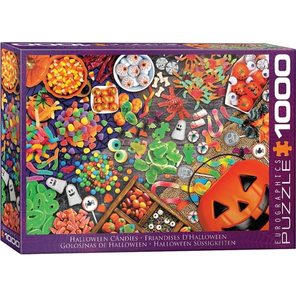 EuroGraphics Halloween Candies 1000 Piece Puzzle