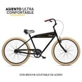 thumbnail image 4 of Asiento Para Bicicleta PIAGO 12657 Prostático Ultra Confortable Negro con Blanco, 4 of 8