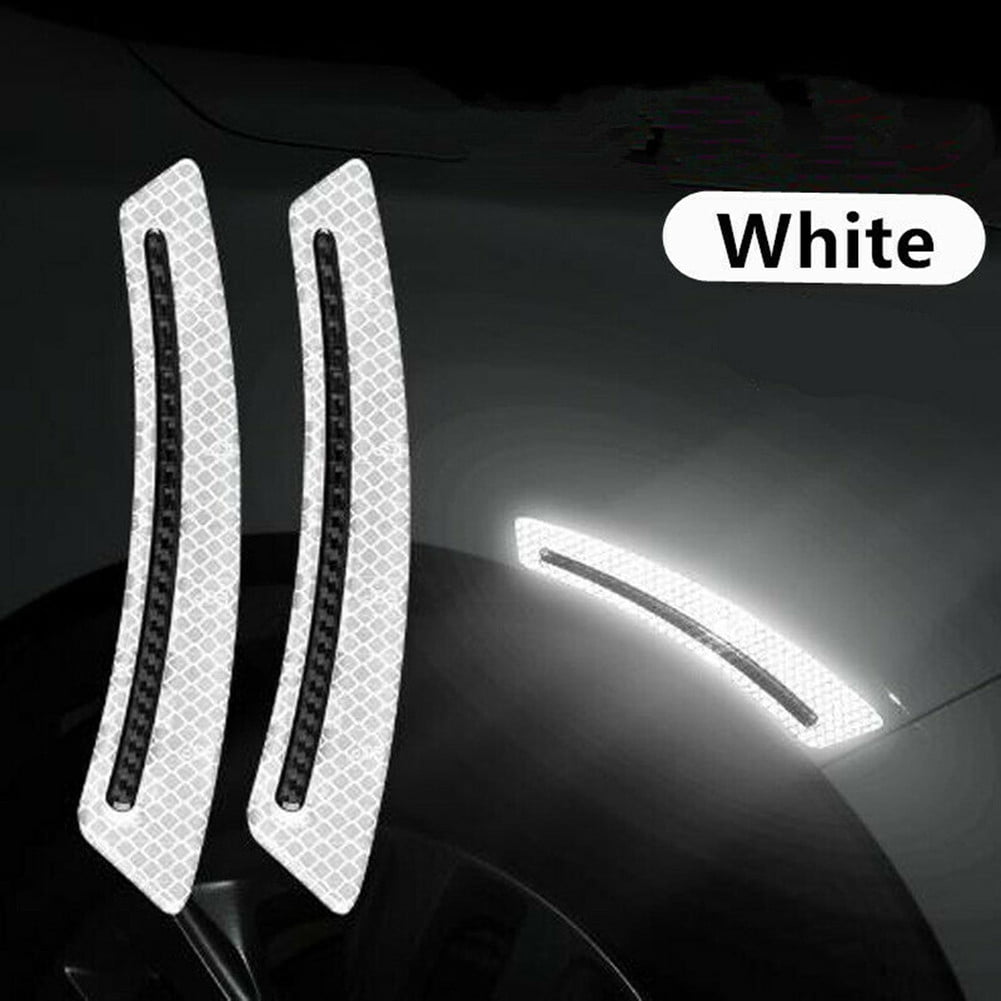 Goodhd 2x Decoration Strip Edge Guard Car Reflective Sticker Wheel