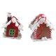thumbnail image 4 of 2 Piezas de Casa de Pan de Jengibre de Navidad Mini Figuritas de Hadas DecoracióN en Miniatura Miniaturas de Mesa Casas de Navidad, 4 of 5