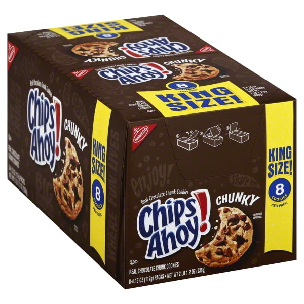 Mondelez Chips Ahoy Chunky Cookies, 8 ea - Walmart.com - Walmart.com