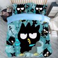 thumbnail image 1 of Dibujos animados BadBadtz-maru de cuatro piezas anime estilo japonés ropa de cama para niños funda de edredón estampado conjunto de tres piezas, 1 of 5