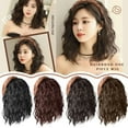 thumbnail image 2 of Wig for woman Wig extensions Water ripple half head cover Headband Short Cu C6R2, 2 of 8