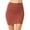 Rose Gold, variant on ZOHIUM Women's Skirts Skater Skirt Women's Solid Color High Waisted Classic Elastic Short Knee Skirt Womens Skirts Womens Skirt (Beige,M)