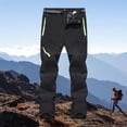 thumbnail image 3 of Pantalones de senderismo para hombre, transpirables, impermeables, a prueba de viento, largos, para bicicleta de montaña, para hombres y adultos L Hugo  Los hombres pantalones de senderismo, 3 of 8