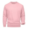thumbnail image 5 of Men's Sherpa Lined Sweatshirt Thermal Winter Pullover Breathable Loose Fit Crew Neck for Athletic Outdoor Casual Wear Plus Size, 5 of 8