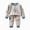 A94-Grey, variant on 150 Toddler Baby Boy Clothes Boy Fall Winter Outfit Long Sleeve Letter Sweatshirt Plaid Jogger Pants Newborn Set Fall Winter Set for 0 6 12 18 24 M 1t 2t 3t 4t 5t 6t