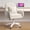 White, variant on XUEGW Cute Mid-Back Office Chair, 360° Swivel Adjustable Task Chair for Home Computer & Makeup Use