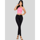 thumbnail image 2 of Blusas Mujer Casual Camiseta Dama Blusa Crop Top Strec UNITALLA, 2 of 5